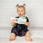 Ackuku, educational book for the bath, letters, from 3 months, 1 pc