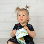 Ackuku, educational book for the bath, letters, from 3 months, 1 pc