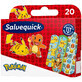 Salvequick, Bandage Patches, Pokemon, 20 pcs