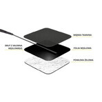 Haxe, elettrodi autoadesivi per TENS/EMS, 5 cm x 5 cm, 2 pz. Haxe, elettrodi autoadesivi per TENS/EMS, 5 cm x 5 cm, 2 pz.