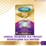 Corega Max, denture cleaning tablets, 30 tablets Corega Max, denture cleaning tablets, 30 tablets