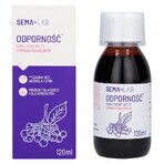 SEMA Lab Immunity, sirop pentru copii de la 3 ani și adulți, aromă de zmeură SEMA Lab Immunity, sirop pentru copii de la 3 ani și adulți, aromă de zmeură
