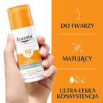 Eucerin Sun Oil Control, ultra-light protective gel-cream for skin with imperfections, SPF 50+, 50 ml Eucerin Sun Oil Control, ultra-light protective gel-cream for skin with imperfections, SPF 50+, 50 ml