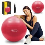 4Fizjo, anti-explosion gym ball, red, 55 cm 4Fizjo, anti-explosion gym ball, red, 55 cm