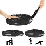4Fizjo, PRO+ sensory pillow, disc, with pump, black, 33 cm 4Fizjo, PRO+ sensory pillow, disc, with pump, black, 33 cm