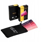 4Fizjo Mini Band Exercise Resistance Bands Set, Shades of Pink, 5 Pieces