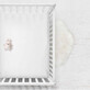 Sheet with elastic, 95x65 cm, White, Tuxi