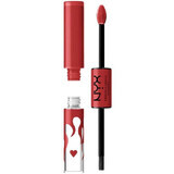 Liquid lipstick, NYX, Shine Loud, 33 Pretty Poblano, 3.4 ml