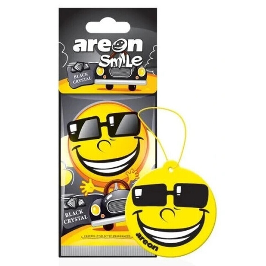 Areon, car reflector Smile Black Crystal