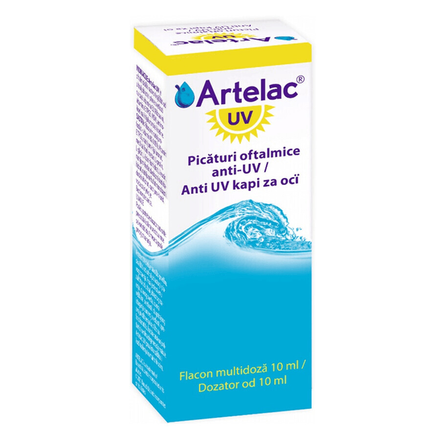 Artelac UV Protection Ophthalmic Solution, 10 ml, Bausch + Lomb