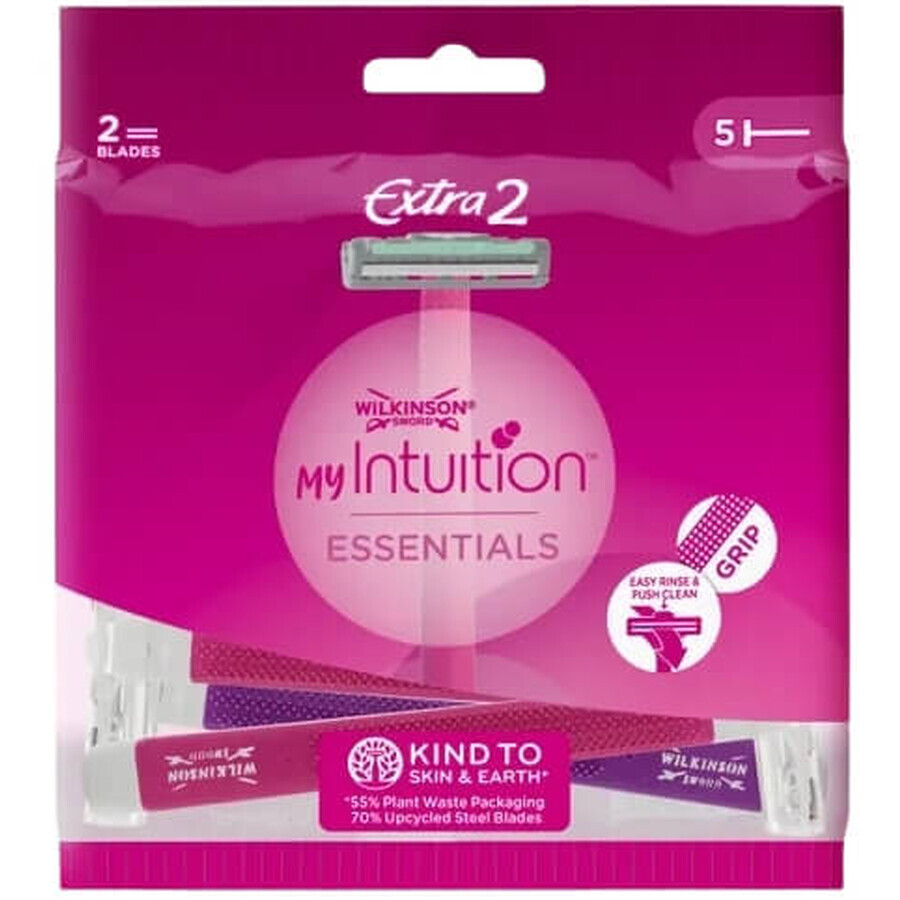 Wilkinson, Extra 2 Beauty, Razor, 5 pieces