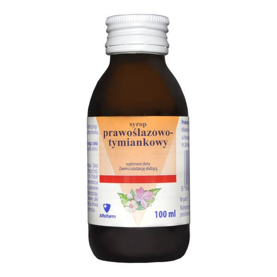 Syrup, Prawolazo-Thyme, 100ml - Long Shelf Life!