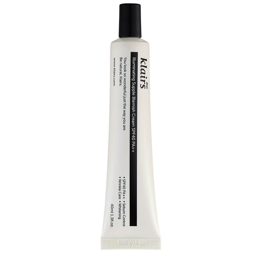 Klairs Illuminating Supple Blemish Blemish Cream BB Face Cream SPF40/PA++, 40ml