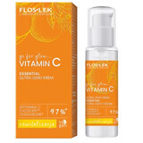 Floslek Laboratorium Go For Glow Vitamin C Cremă ultra ușoară de zi și de noapte, 30 ml.