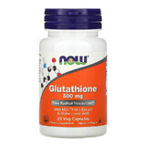 Glutatione, 500 mg, 30 capsule vegetali, Now Foods