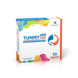 Tummy Bleu Kids Supplément pour le système digestif avec Inuline pour le ventre, 10 sachets, Bleu Pharma