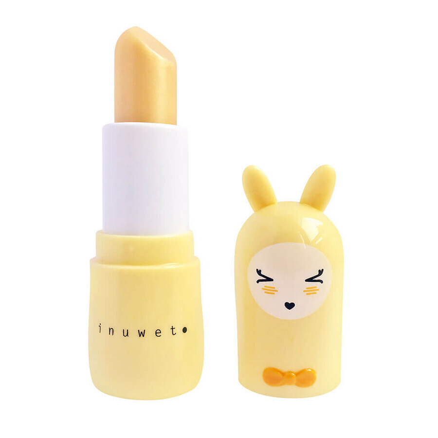 Lip balm for children, Gold, Sunny Bunny, Inuwet, 3.5 gr
