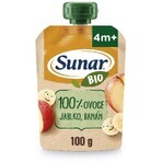 Sunar Bio-Fruchtkapsel Apfel, Banane 4m+ 100 g Sunar Bio-Fruchtkapsel Apfel, Banane 4m+ 100 g