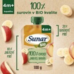Sunar Bio-Fruchtkapsel Apfel, Banane 4m+ 100 g Sunar Bio-Fruchtkapsel Apfel, Banane 4m+ 100 g