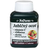 MedPharma Apple cider vinegar + vitamin C + fiber + chromium 107 tablets