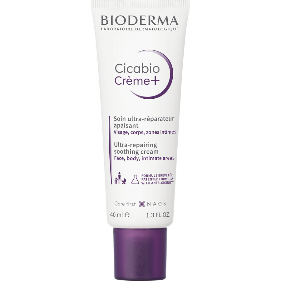 Bioderma Cicabio Cream+ soothing and regenerating cream 40 ml