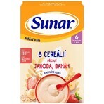 Sunar Brei mit 8 Getreidesorten Erdbeeren, Banane 210 g Sunar Brei mit 8 Getreidesorten Erdbeeren, Banane 210 g
