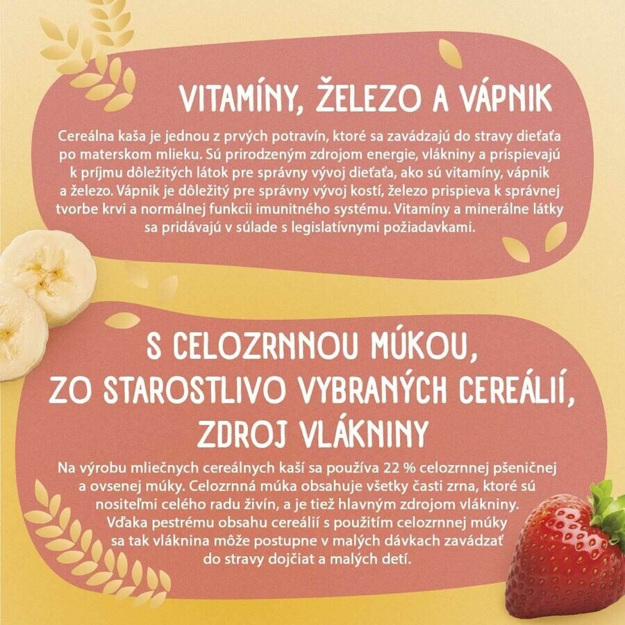 Sunar Brei mit 8 Getreidesorten Erdbeeren, Banane 210 g