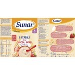 Sunar Brei mit 8 Getreidesorten Erdbeeren, Banane 210 g Sunar Brei mit 8 Getreidesorten Erdbeeren, Banane 210 g