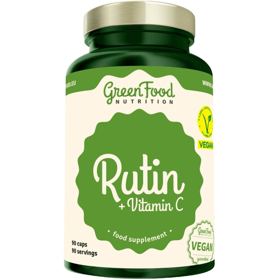 GreenFood Nutrition Rutine + Vitamine C 90 capsules