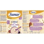 Sunar Milchbrei mit 8 Getreidesorten Pflaume, Apfel 210 g Sunar Milchbrei mit 8 Getreidesorten Pflaume, Apfel 210 g