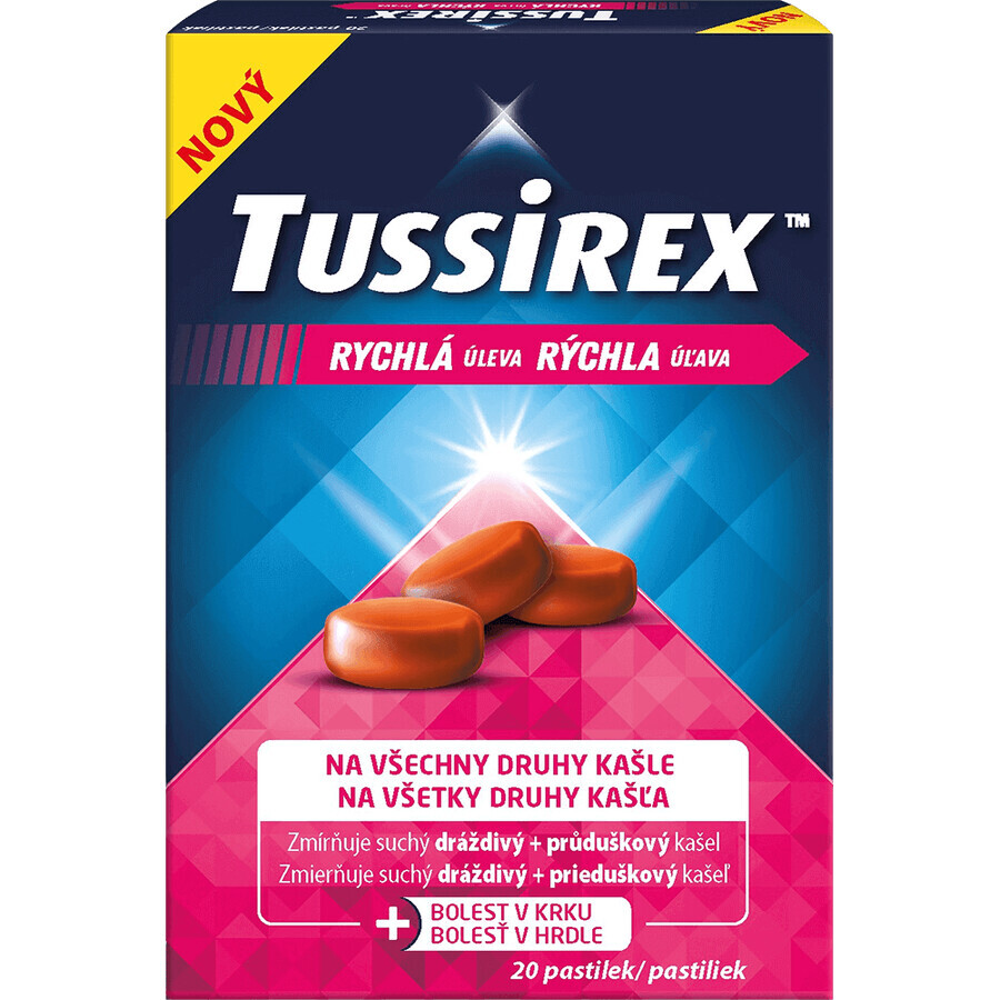 Tussirex Cough lozenges 20 pcs