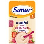 Sunar Brei mit 8 Getreidesorten Erdbeeren, Himbeeren 210 g Sunar Brei mit 8 Getreidesorten Erdbeeren, Himbeeren 210 g