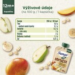 Sunar Organic fruit capsule Hopscotch mango, banana, pear and oat flakes 100 g