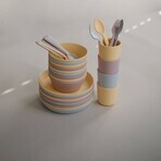 Mushie round bowl - Smoke 2 pcs