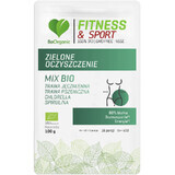 BeOrganic Green Cleansing BIO Fitness & Sport MIX Organic ( barley grass, wheat grass, spirulina, Chlorella) 100g