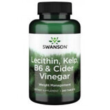 Lecithin, Kelp, B6, Apple cider vinegar 240 tablets Swanson