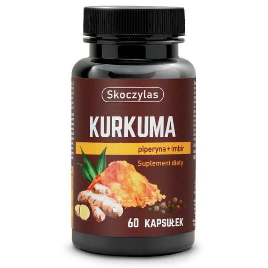 Skoczylas Turmeric, piperine, ginger, resveratrol and quercetin 60 capsules