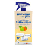 Degreaser with lime, basil and mandarin, 500 ml + sachet 25g, Heitmann