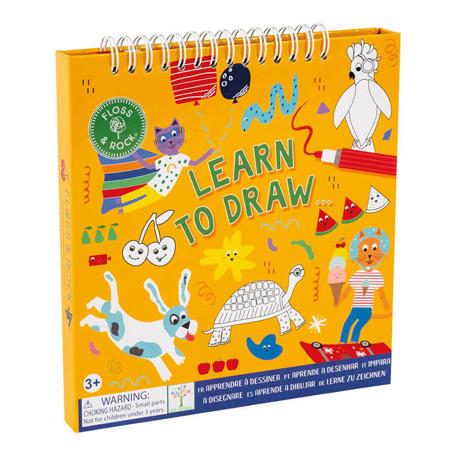 Pets reusable drawing kit, 3 years+, Floss & Rock