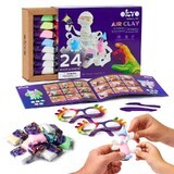 Creation set Air Clay, 24 colors, + 3 years, OktoClay