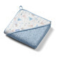 Cotton hooded towel, Blue, 100 x 100 cm, Babyono