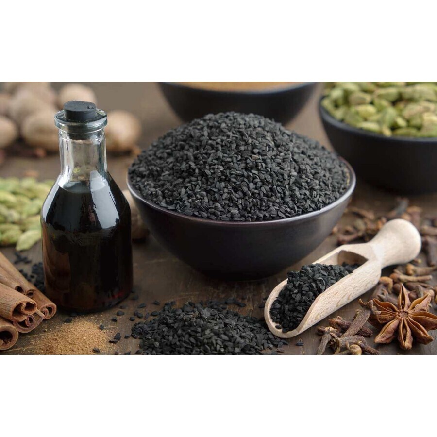 Black Cumin Oil (Negrilicǎ), 90 soft capsules, Aronia Charlottenburg