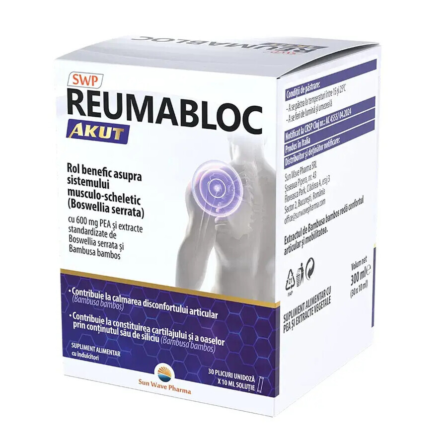 Reumabloc Akut, 30 sachets, Sun Wave Pharma