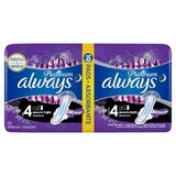 Always Night Platinum Duo Absorbents, Size 4, 10 pcs, P&amp;G