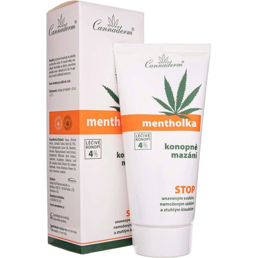 Cannaderm MENTHOLKA MENTHOLKA 1×200 ml, lubrificazione alla canapa Cannaderm MENTHOLKA MENTHOLKA 1×200 ml, lubrificazione alla canapa
