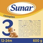 Sunar Complex 3 6×600 g, zuigelingenmelk, vanaf 12 maanden Sunar Complex 3 6×600 g, zuigelingenmelk, vanaf 12 maanden