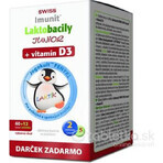 SWISS Lactobacilli JUNIOR Immunit + vitamin D3 60+12 tbl.+ gift 1×72 tbl, vitamins SWISS Lactobacilli JUNIOR Immunit + vitamin D3 60+12 tbl.+ gift 1×72 tbl, vitamins
