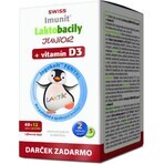 SWISS Lactobacilli JUNIOR Immunit + vitamin D3 60+12 tbl.+ gift 1×72 tbl, vitamins SWISS Lactobacilli JUNIOR Immunit + vitamin D3 60+12 tbl.+ gift 1×72 tbl, vitamins