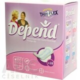 DEPEND ULTRA MINI 1×22 pcs, incontinence pads 7×19 cm