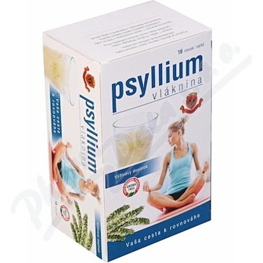 HERBEX PSYLLIUM 16×4.5 g, fiber drink powder